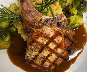 Grilled pork chop