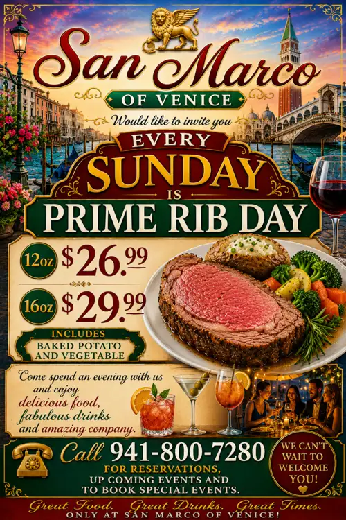 Prime Rib Sundays